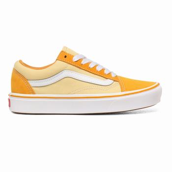 Női Vans Suede and Textile ComfyCush Old Skool Tornacipő VA4983106 Sárga/Arany